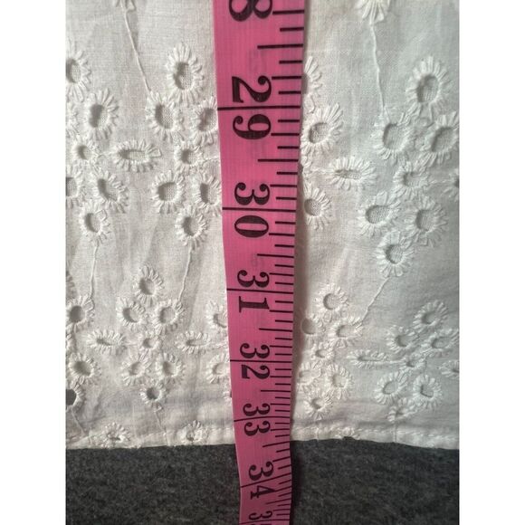 NWT Boohoo Eyelet Babydoll‎ Dress Feminine Cottagecore Coastal Cowgirl Coquette - Picture 7 of 8